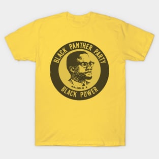 Black Panther Party :: Black Power Malcolm X Tribute T-Shirt